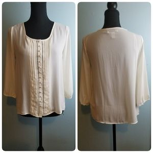 Cuff Sleeve Blouse